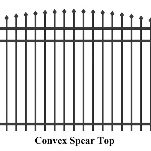 Convex Spear Top Fence: The Ultimate in Style and Security